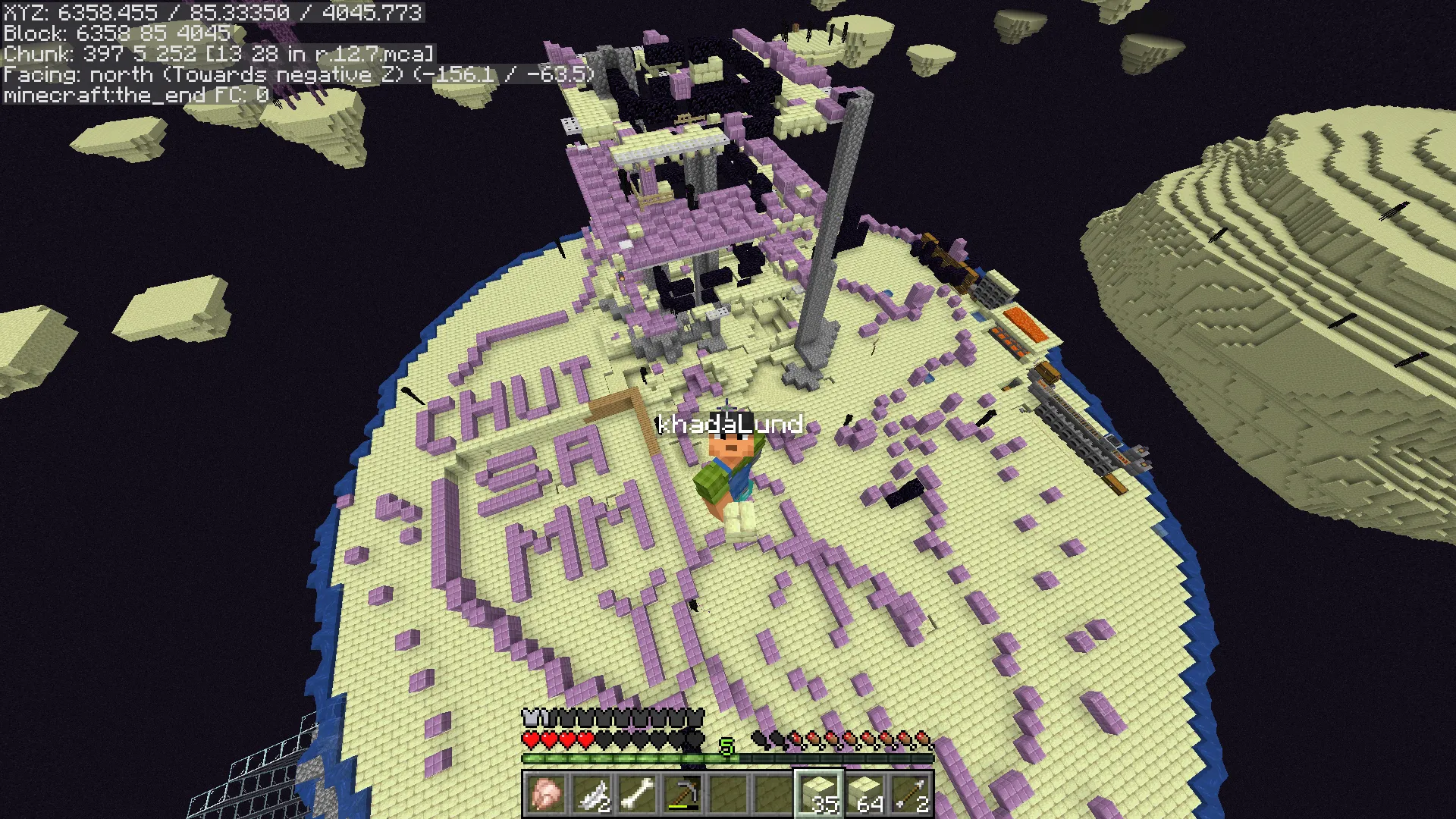 griefed the end base of milan dalla aka snalaex