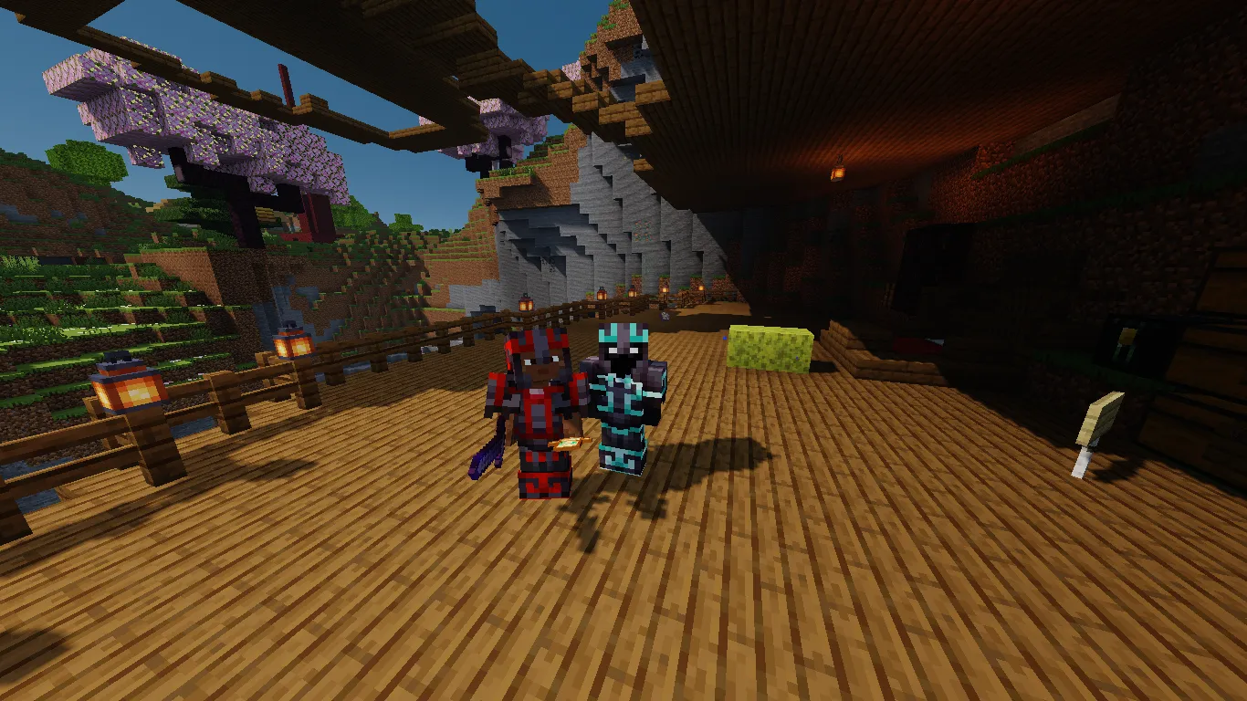 me and my buddy building bases